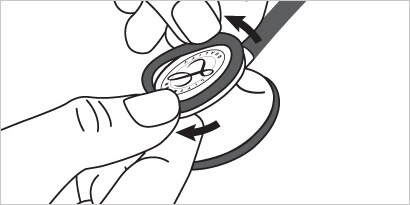 how to assemble stethoscope diaphragm
